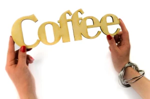 Napis na ścianę Coffee