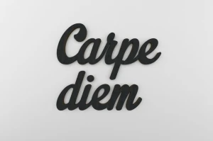 Carpe Diem - napis dekoracyjny 3d na ścianę