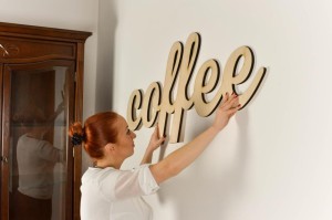Napis na ścianę Coffee