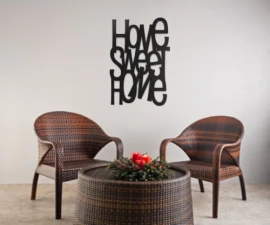Napis na ścianę Home sweet home