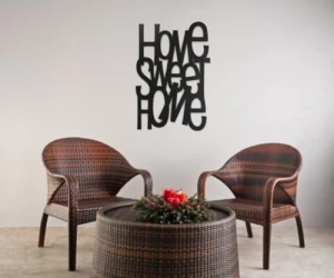 Napis na ścianę Home sweet home