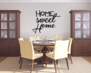 Home sweet home - napisy 3d na ścianę