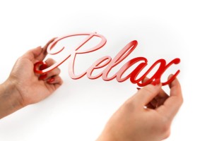 Napis na ścianę Relax