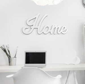 Napis na ścianę Home