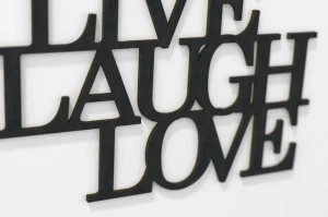 Live Laugh Love - napisy dekoracyjne 3d na ścianę