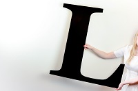 literki na sciane z hdf moderat