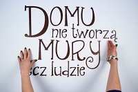 literki na sciane z hdf moderat