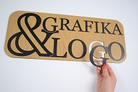 literki na sciane z hdf moderat