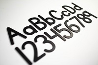 literki na sciane z hdf moderat