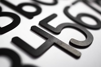 literki na sciane z hdf moderat