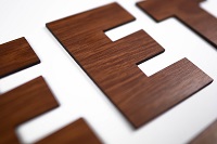 literki na sciane z hdf moderat